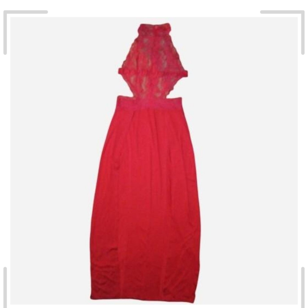 Elegant Red Lace Women's Skirt
